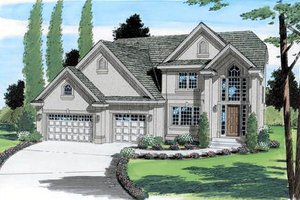 Traditional Exterior - Front Elevation Plan #312-392