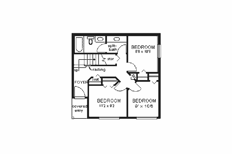 Dream House Plan - Floor Plan - Lower Floor for Bungalow House Plan #18-157 - 3 bed, 1.5 bath