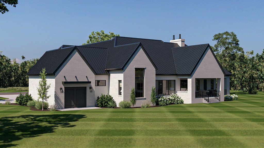 Exterior - Other Elevation 2 for Contemporary House Plan #455-798 - 3 bed, 2.5 bath