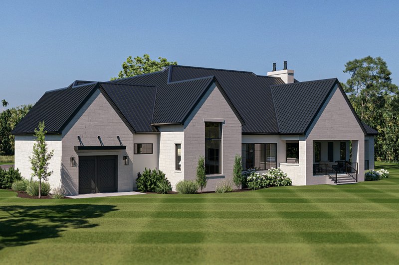 Architectural House Design - Exterior - Other Elevation 2 for Contemporary House Plan #455-798 - 3 bed, 2.5 bath