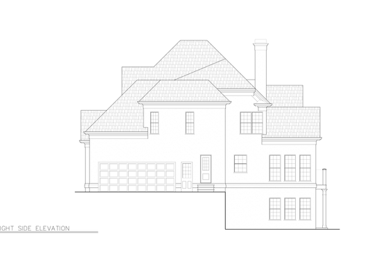 Exterior - Other Elevation 2 for European House Plan #119-294 - 4 bed, 3.5 bath