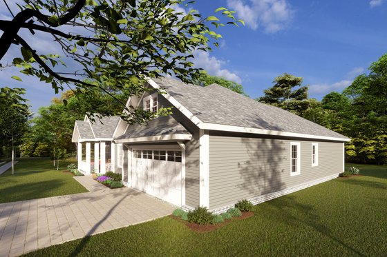 Exterior - Other Elevation for Cottage House Plan #513-2193 - 3 bed, 2 bath