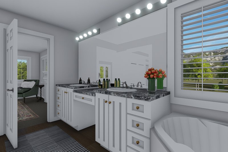 Dream House Plan - Interior - Master Bathroom for Traditional House Plan #1060-8 - 5 bed, 4 bath