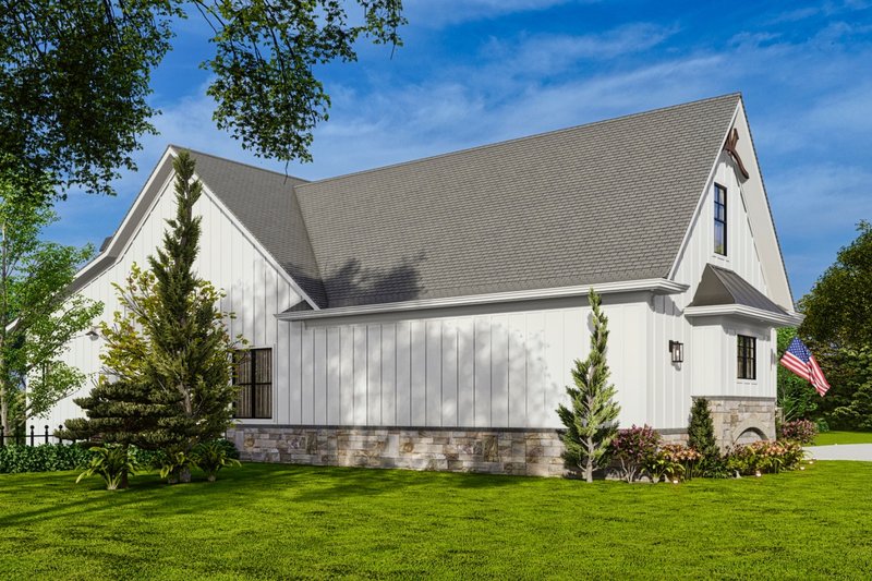 Dream House Plan - Exterior - Front Elevation 4 for Craftsman House Plan #54-585 - 3 bed, 3.5 bath