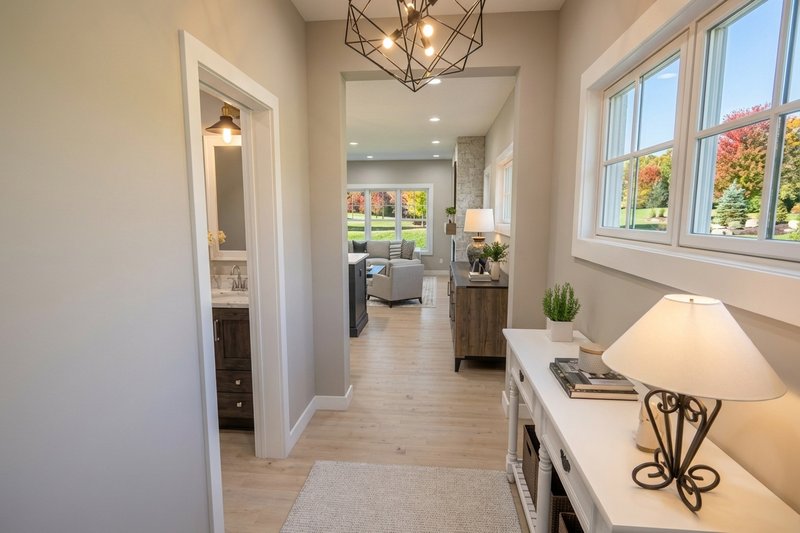 House Design - Interior - Entry 1 for Craftsman House Plan #51-1515 - 3 bed, 2.5 bath
