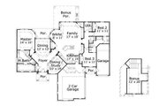 European Style House Plan - 3 Beds 2.5 Baths 2391 Sq/Ft Plan #411-482 