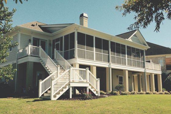 Exterior - Rear Elevation for Country House Plan #1054-34 - 4 bed, 4.5 bath