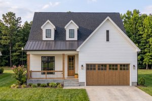 House Blueprint - Exterior - Front Elevation for Farmhouse House Plan #455-772 - 3 bed, 2.5 bath