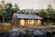 Cottage Style House Plan - 3 Beds 2 Baths 1378 Sq/Ft Plan #1114-39 