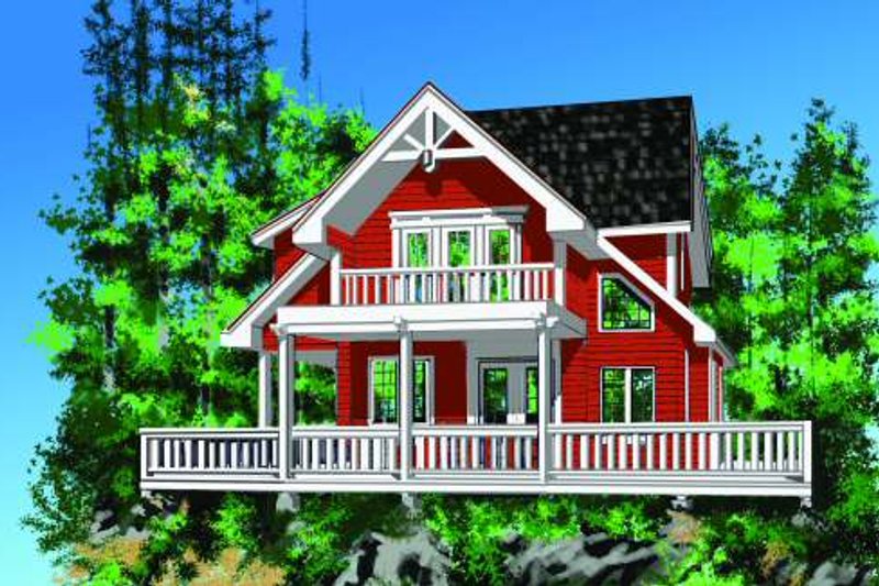 Dream House Plan - Photo 5 for Cottage House Plan #118-112 - 2 bed, 2 bath