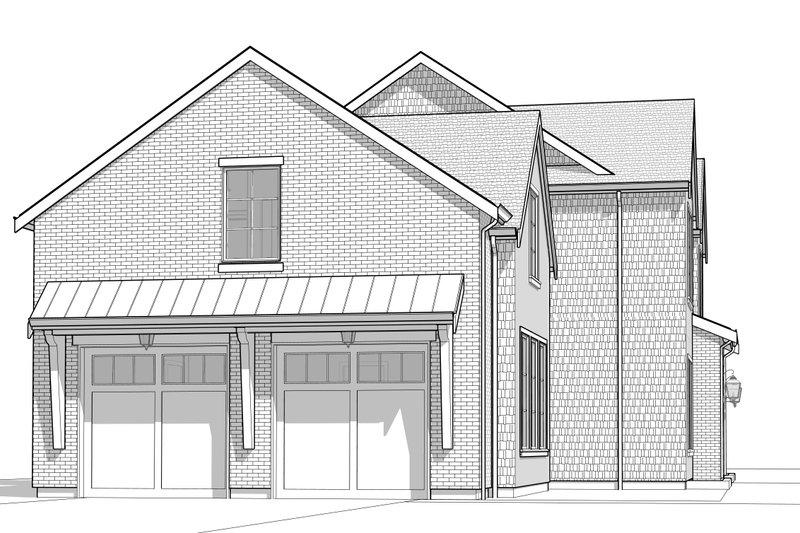 House Blueprint - Exterior - Other Elevation 1 for Farmhouse House Plan #1114-97 - 4 bed, 3.5 bath