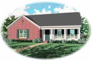 Traditional Exterior - Front Elevation Plan #81-176