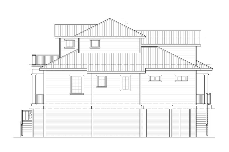 Architectural House Design - Exterior - Other Elevation 1 for Cottage House Plan #938-155 - 2 bed, 3 bath