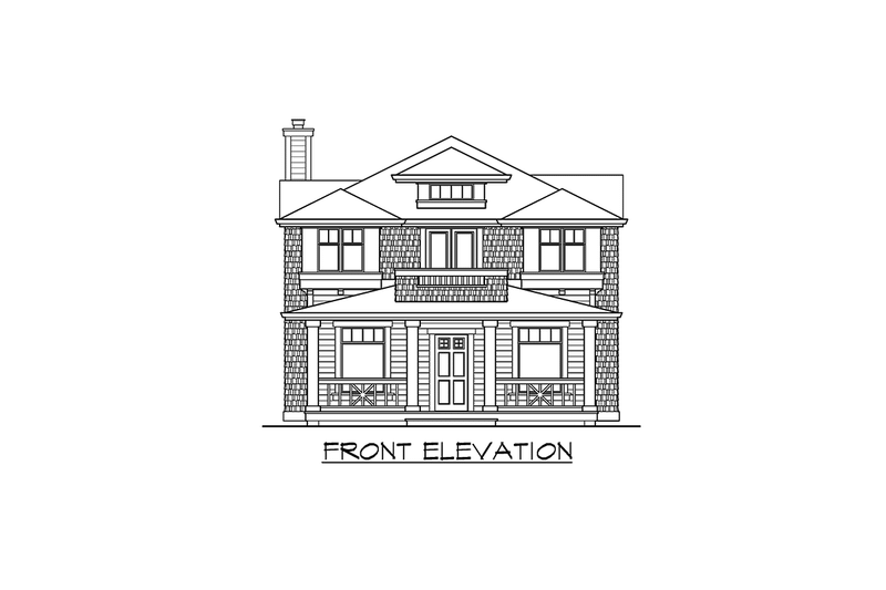 Architectural House Design - Exterior - Other Elevation for Craftsman House Plan #132-110 - 3 bed, 2.5 bath