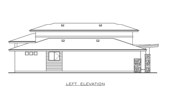 Exterior - Other Elevation for Modern House Plan #1100-49 - 3 bed, 3.5 bath