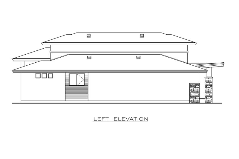 Home Plan - Exterior - Other Elevation for Modern House Plan #1100-49 - 3 bed, 3.5 bath