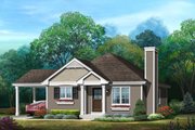 Bungalow Style House Plan - 3 Beds 1 Baths 1067 Sq/Ft Plan #22-583 