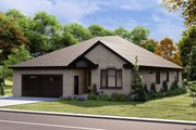 Traditional Style House Plan - 3 Beds 2 Baths 1932 Sq/Ft Plan #124-1375 Exterior 