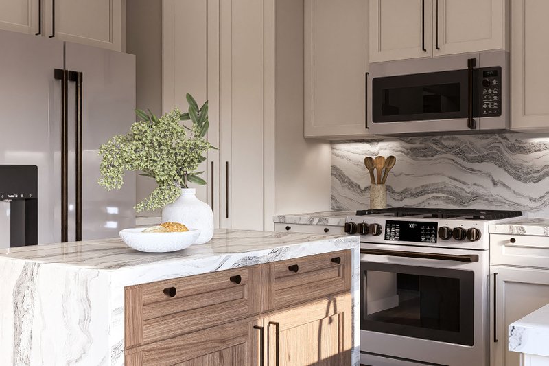 Home Plan - Interior - Kitchen 2 for Traditional House Plan #455-82 - 3 bed, 2 bath