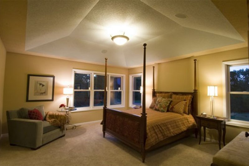 Architectural House Design - Interior - Master Bedroom for Craftsman House Plan #56-597 - 4 bed, 3.5 bath