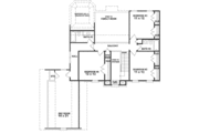 European Style House Plan - 4 Beds 3.5 Baths 2705 Sq/Ft Plan #81-487 