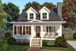 House Design - Farmhouse Exterior - Front Elevation Plan #79-154