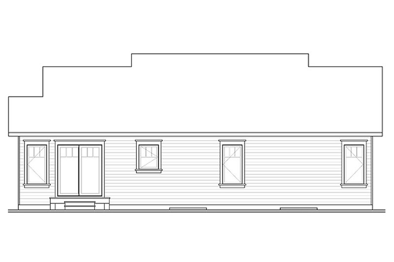 Home Plan - Exterior - Front Elevation 6 for Country House Plan #23-2569 - 3 bed, 1 bath