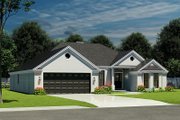 Traditional Style House Plan - 3 Beds 2 Baths 1758 Sq/Ft Plan #17-160 