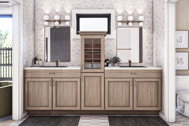 House Design - Interior - Bathroom for Traditional House Plan #455-432 - 3 bed, 2 bath