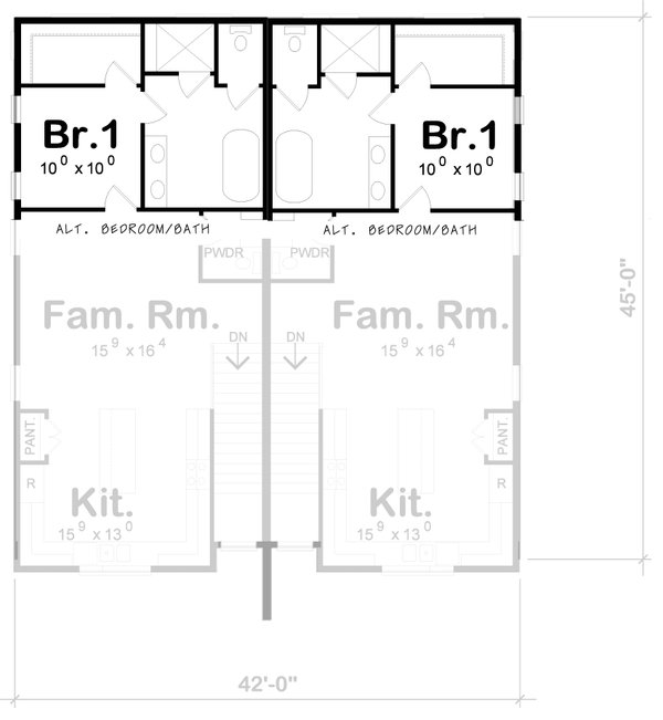 Modern Floor Plan - Other Floor Plan #20-2563