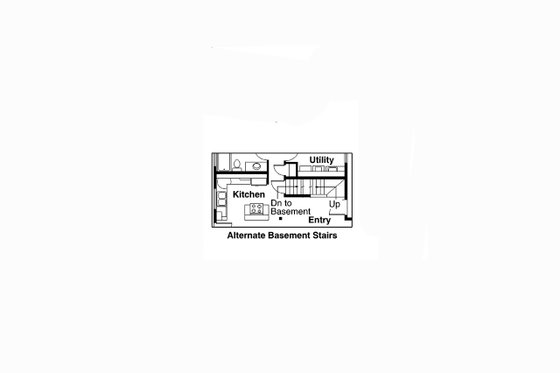 Floor Plan - Other Floor for Cabin House Plan #124-456 - 3 bed, 2 bath
