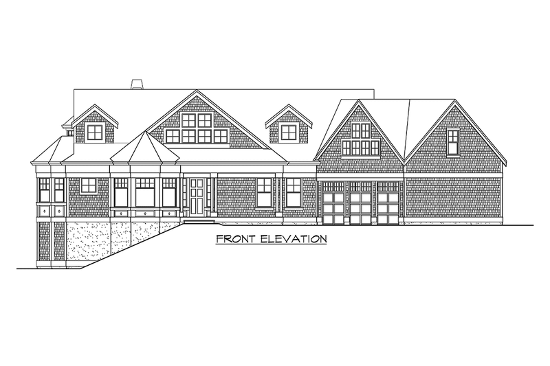 Dream House Plan - Exterior - Other Elevation for Craftsman House Plan #132-184 - 4 bed, 4.5 bath