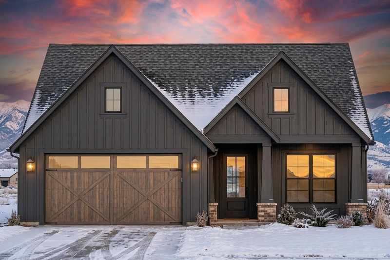 House Blueprint - Exterior - Front Elevation 5 for Farmhouse House Plan #1096-190 - 3 bed, 2 bath