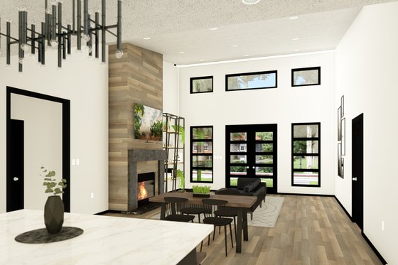 Interior - Dining Room for Contemporary House Plan #1064-290 - 3 bed, 2 bath