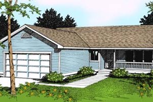Traditional Exterior - Front Elevation Plan #100-101