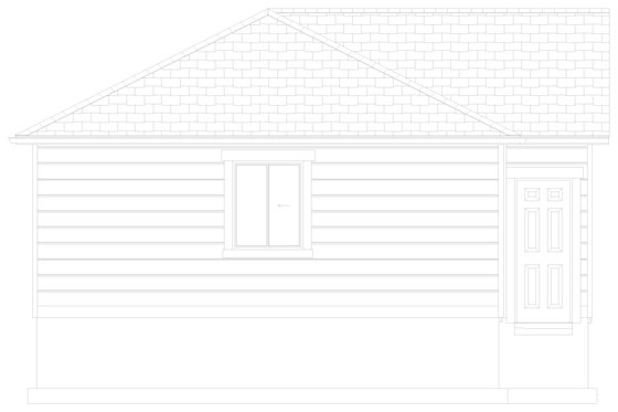 Exterior - Other Elevation for Traditional House Plan #1060-119, 0 bath