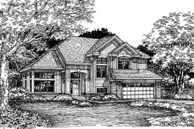 Traditional Style House Plan - 5 Beds 4 Baths 2742 Sq/Ft Plan #50-173