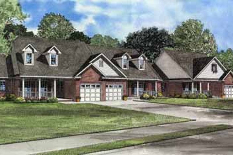 Dream House Plan - Traditional Exterior - Front Elevation Plan #17-550