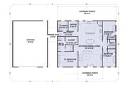 Barndominium Style House Plan - 3 Beds 2 Baths 2000 Sq/Ft Plan #1107-3 