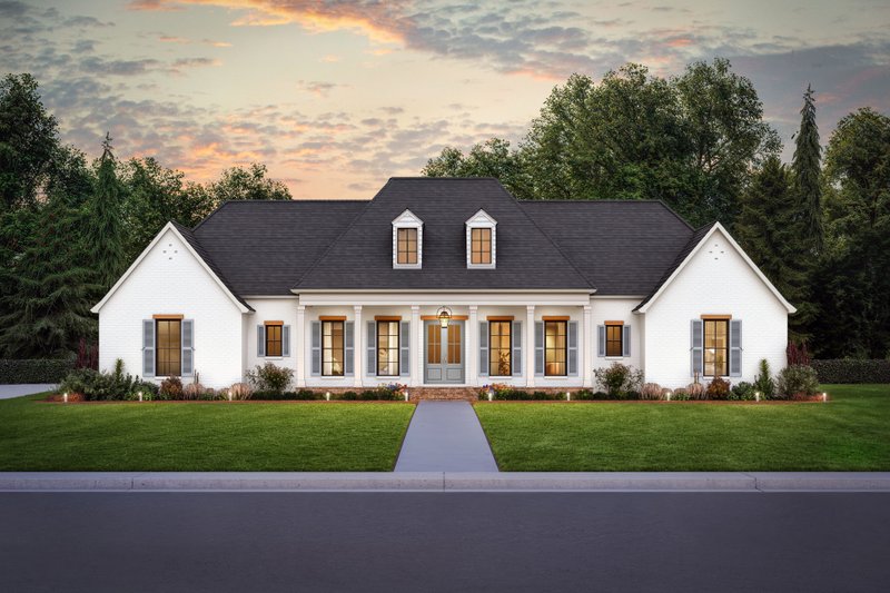 Dream House Plan - Southern Exterior - Front Elevation Plan #1074-93
