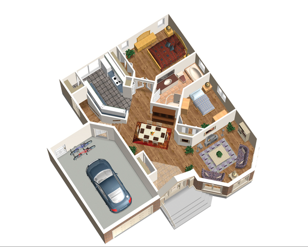 Home Plan - Classical Floor Plan - Main Floor Plan #25-4821