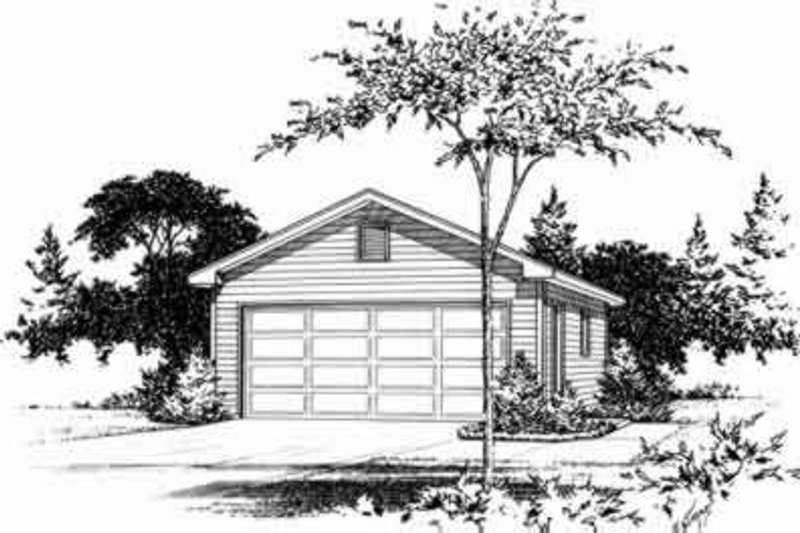 Traditional Style House Plan - 0 Beds 0 Baths 400 Sq/Ft Plan #22-449