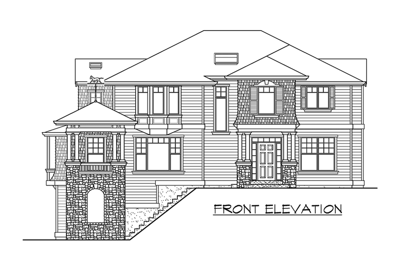 Home Plan - Exterior - Other Elevation for Craftsman House Plan #132-148 - 3 bed, 2.5 bath