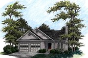 Traditional Style House Plan - 3 Beds 2.5 Baths 1621 Sq/Ft Plan #56-135 