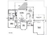 European Style House Plan - 4 Beds 3.5 Baths 3593 Sq/Ft Plan #312-829 