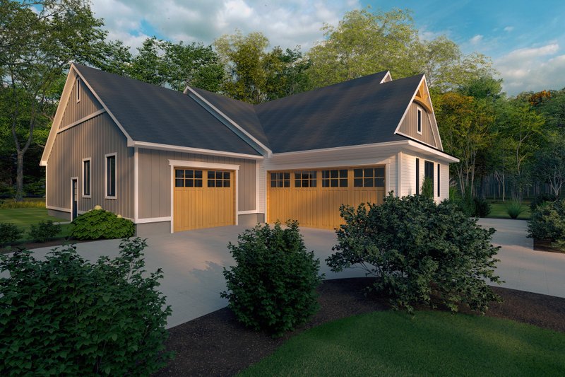 Dream House Plan - Exterior - Other Elevation for Farmhouse House Plan #1111-33 - 4 bed, 3.5 bath