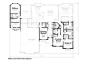 European Style House Plan - 4 Beds 4 Baths 3015 Sq/Ft Plan #20-2361 