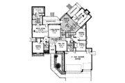 European Style House Plan - 4 Beds 3 Baths 2282 Sq/Ft Plan #310-728 