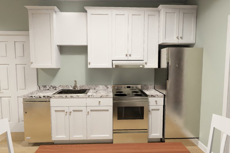 Architectural House Design - Interior - Kitchen for Cottage House Plan #513-2456 - 2 bed, 2 bath