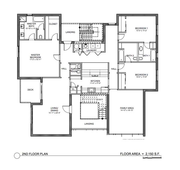 Modern Floor Plan - Main Floor Plan #535-16